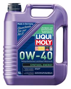 Моторное масло Liqui Moly Synthoil Energy SAE 0W-40, 5л